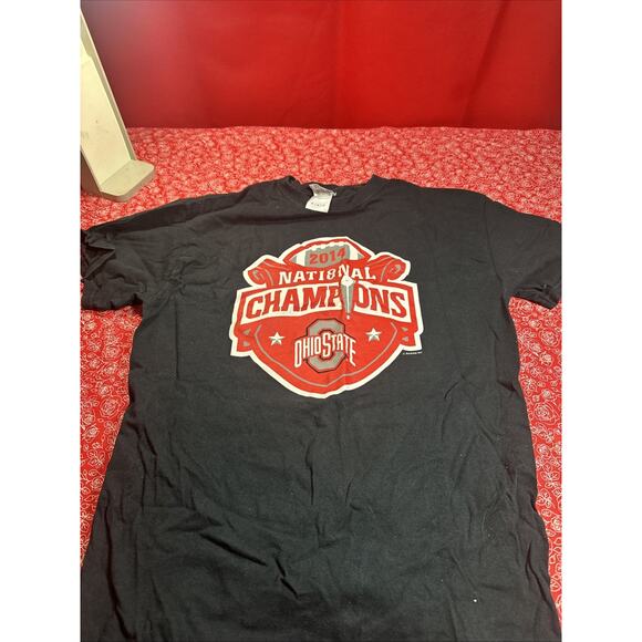 Ohio State Football 2014 National Champions T-Shirt Medium Short Sleeve V1 - Picture 2 of 4